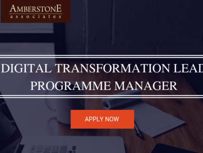 Digital Transformation Lead – Programme Manager