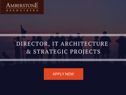 Director, IT Architecture & Strategic Projects