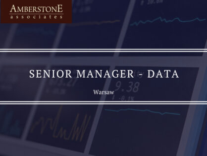 Senior Manager – Data