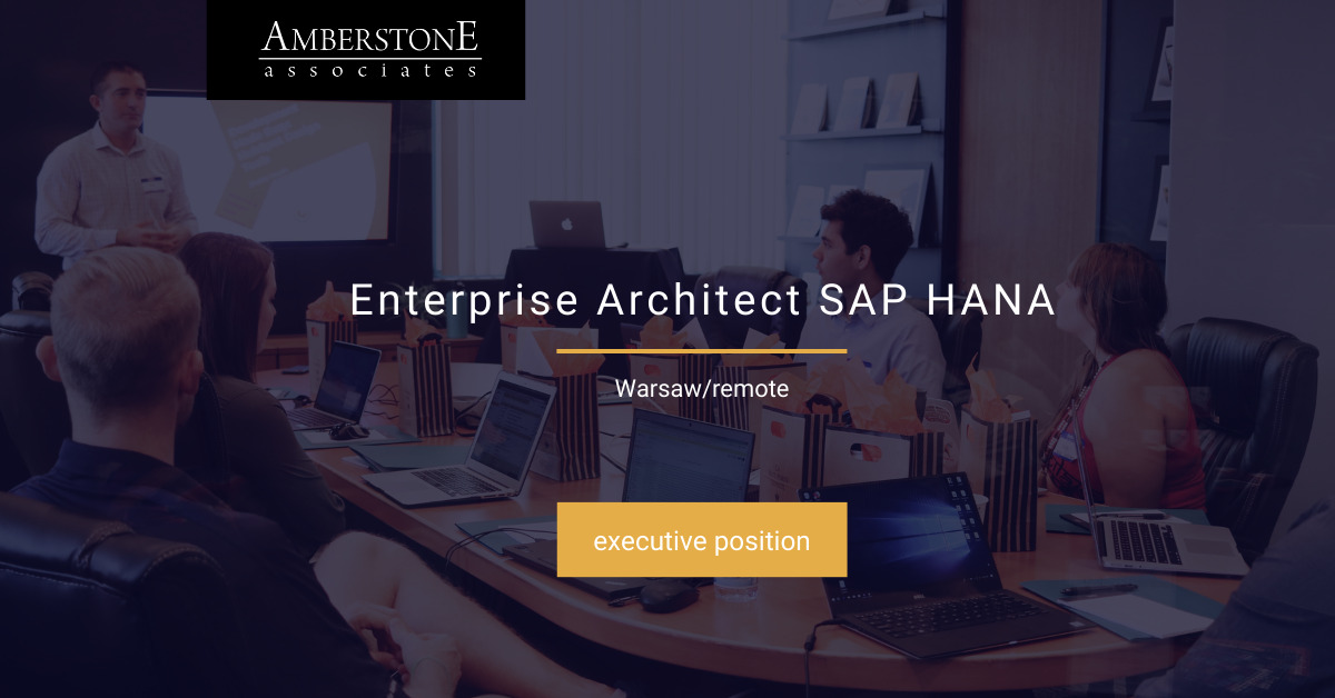Enterprise Architect SAP HANA