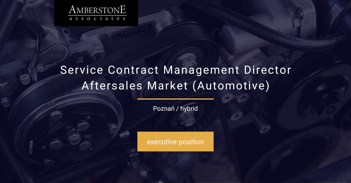 Service Contract Management Director - Aftersales Market (Automotive)