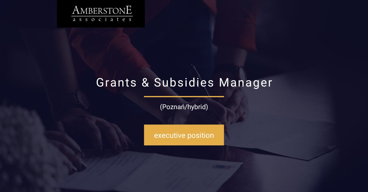 GRANTS & SUBSIDIES MANAGER