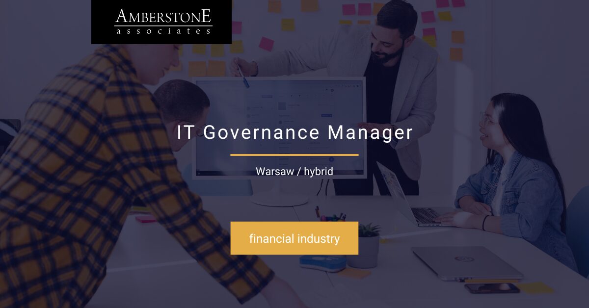 IT GOVERNANCE MANAGER