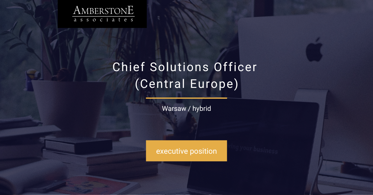 Chief Solutions Officer