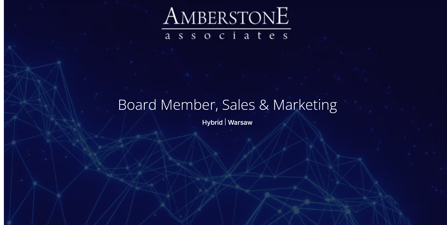 Board Member, Sales & Marketing