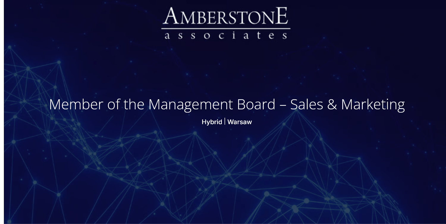 Member of the Management Board – Sales & Marketing